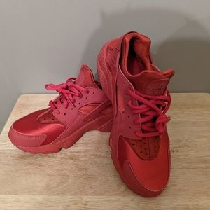 Women's Red Nike Huarache